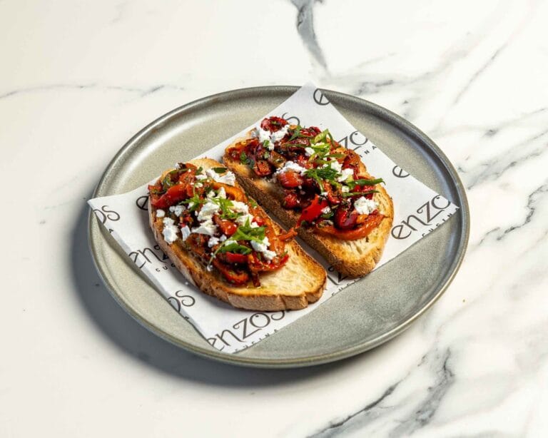 Capsicum & Feta Bruschetta