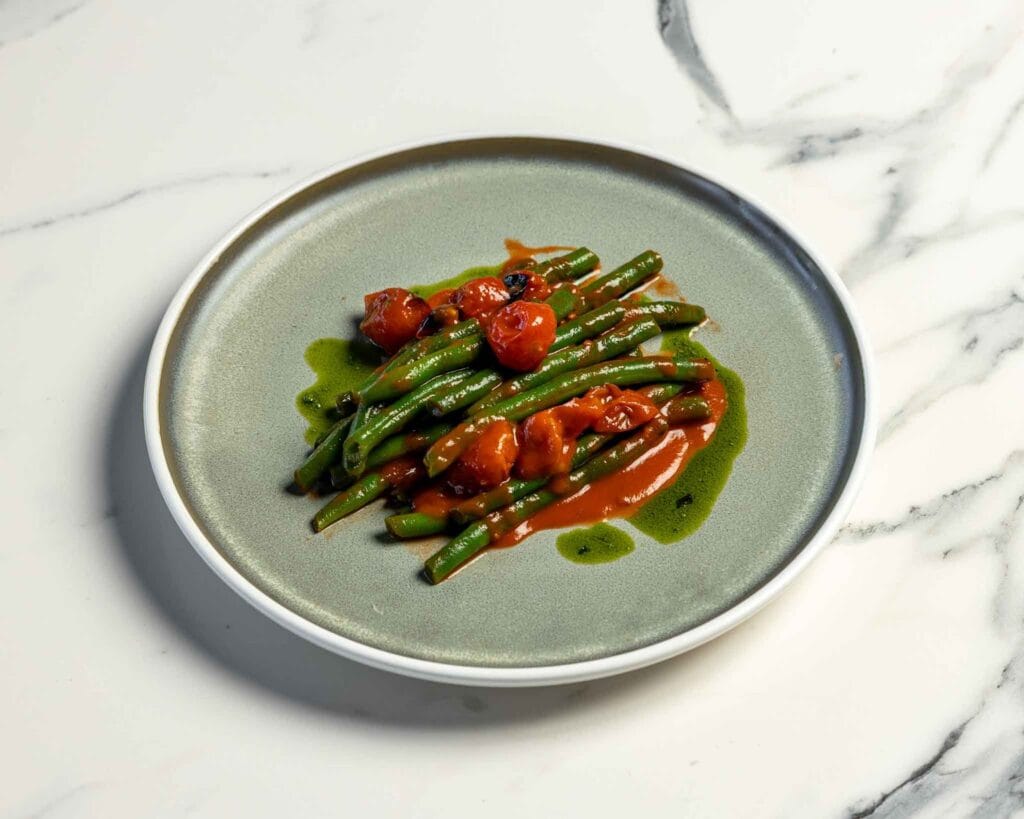 Green Beans & Cherry Tomato Sauce