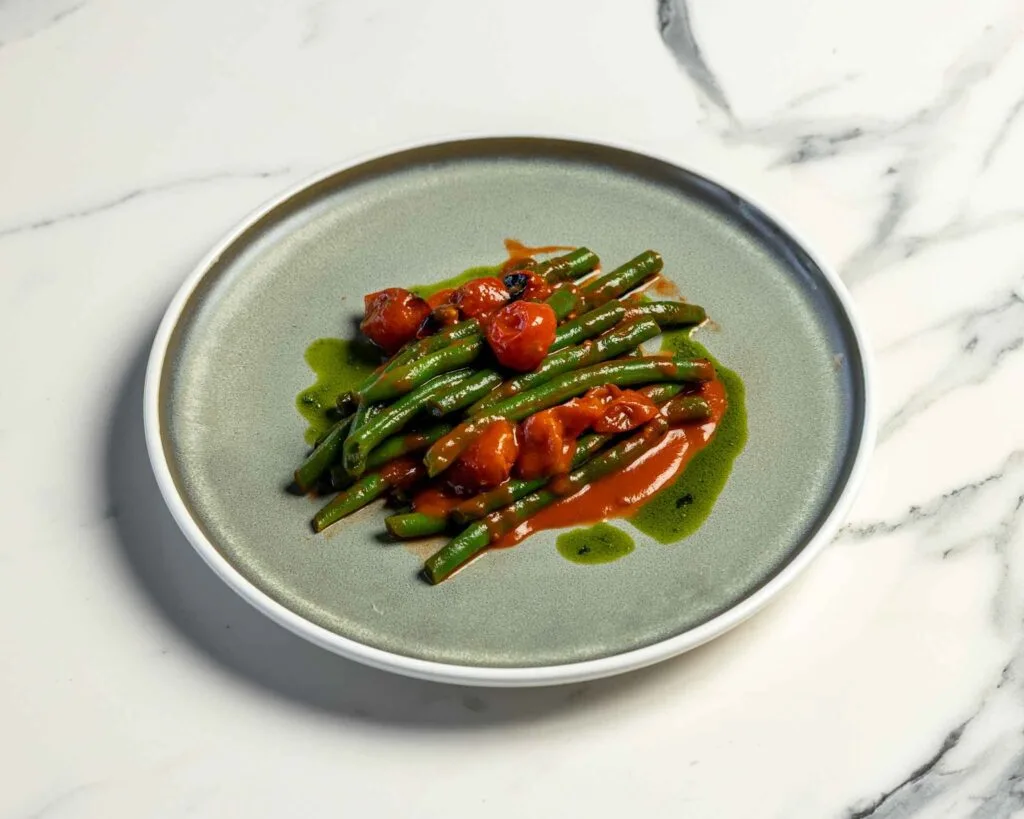 Green Beans & Cherry Tomato Sauce