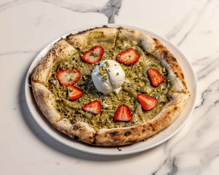 Pistachio Dessert Pizza